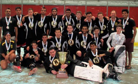 The host RSDMBHA Bruins captured the Junior Division 1 title at the Provincial Ball Hockey Championships
