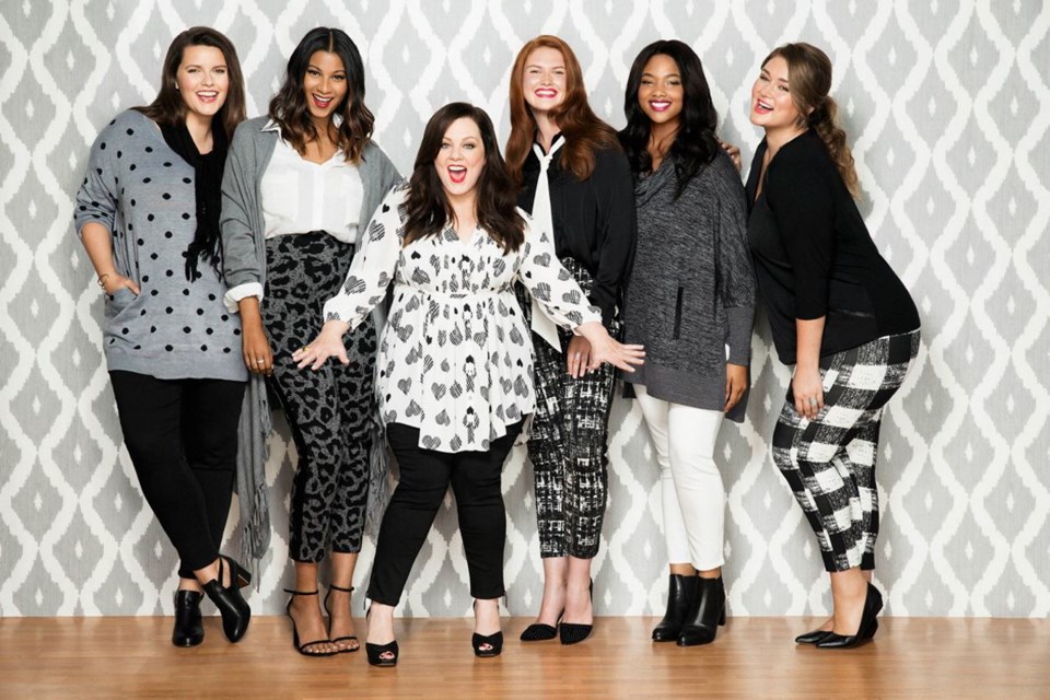 Movie star and comedian Melissa McCarthy debuted her first fashion collection, Melissa McCarthy Seven7, this month. The line offers both a size 4 to 16 range and a size 14-28 and 1X-4X range.