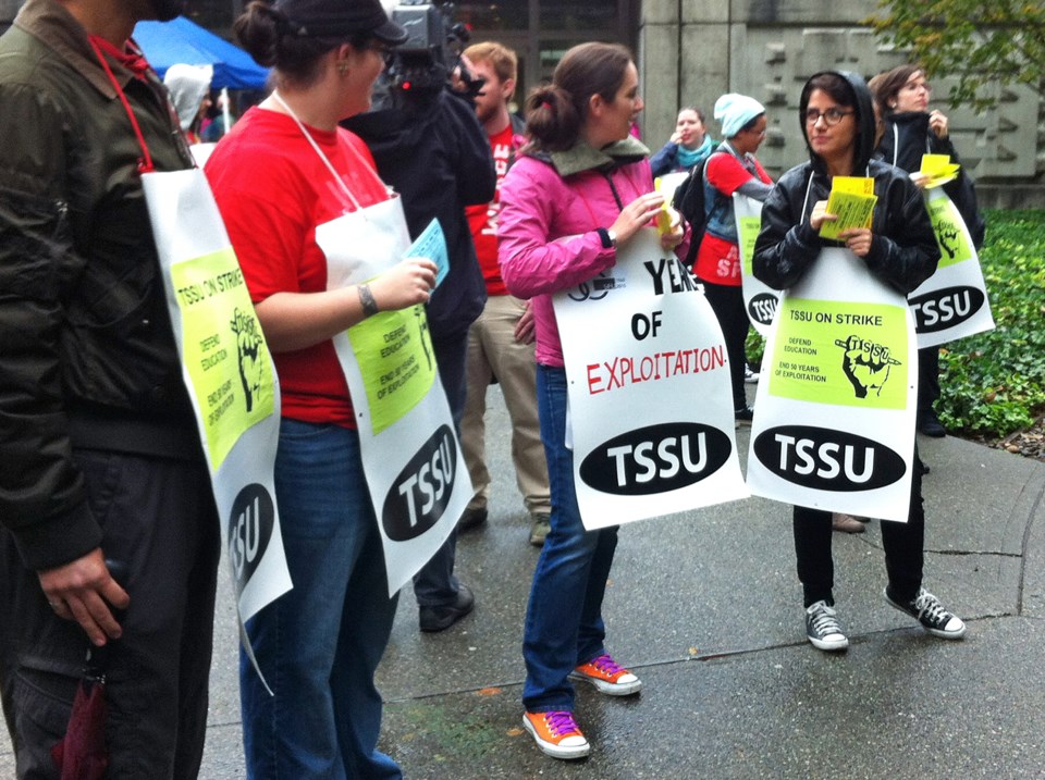 SFU strike