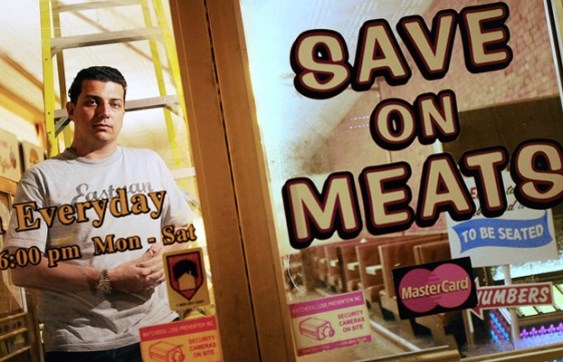 The owner of Save On Meats, a well-known social enterprise business in the Downtown Eastside, is being sued by Vancouver Community College over a $300,000 contribution to a kitchen training project. Photo Dan Toulgoet