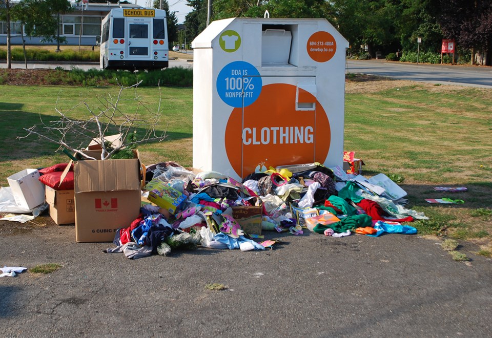 Clothing bins