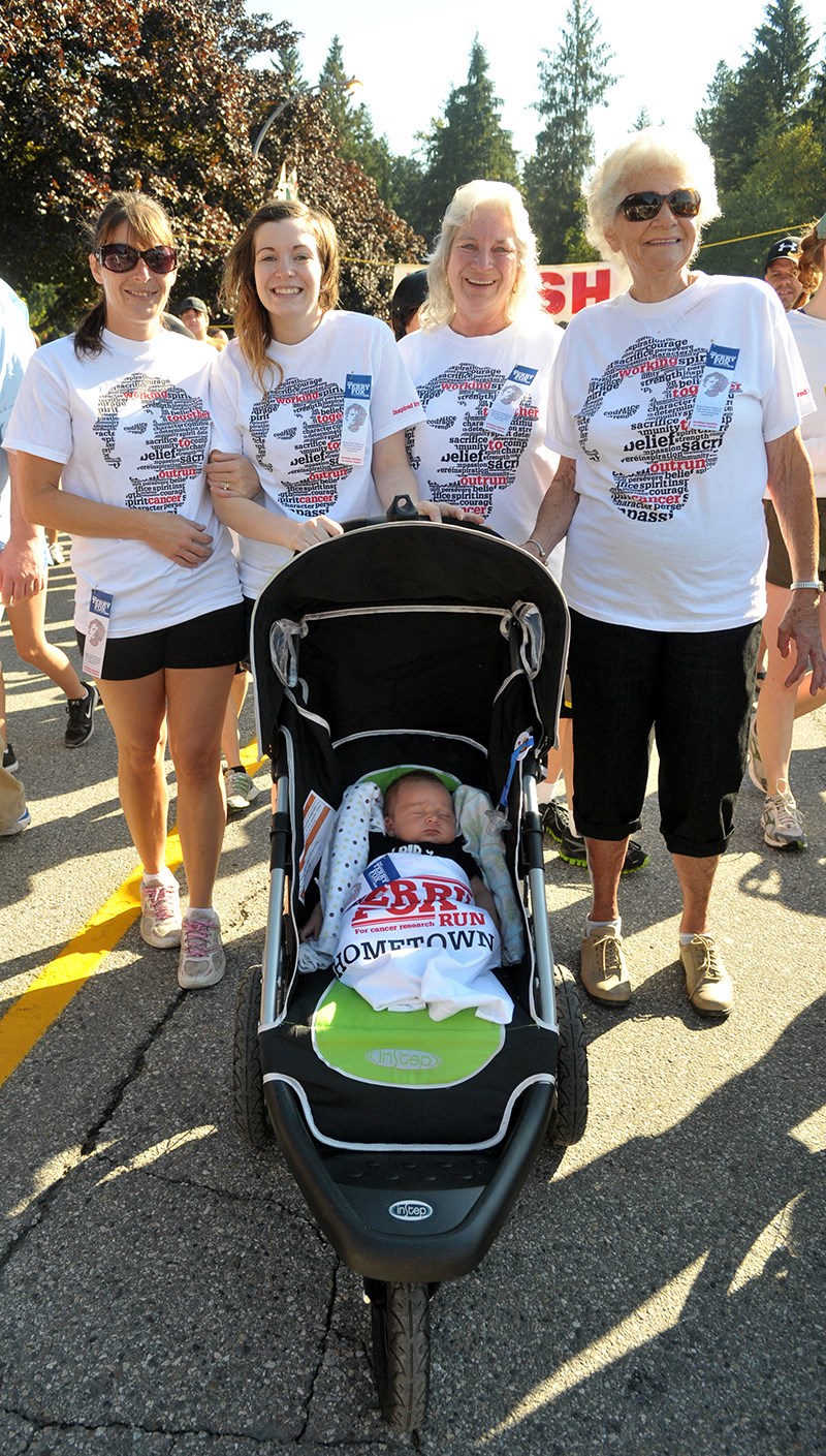 5 generations with baby Kyro Rieu