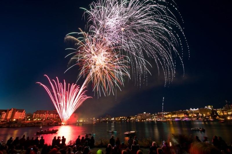Canada Day fireworks July 1, 2013