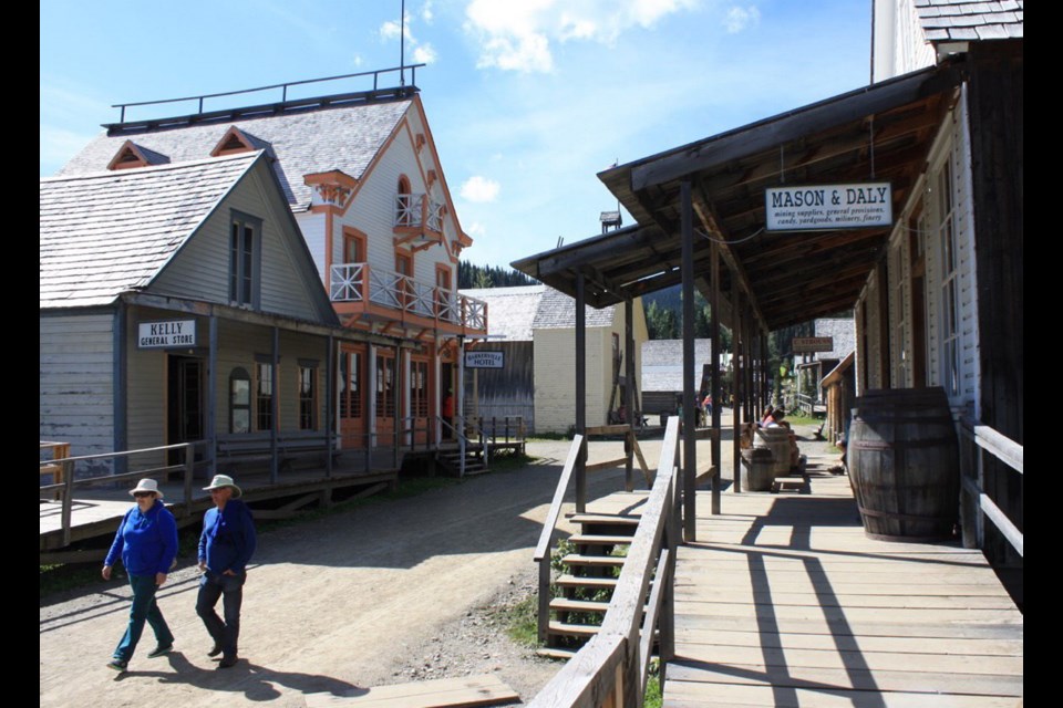 Barkerville's main street: For a brief period in the 1860s, it was North America&Otilde;s biggest town west of Chicago and north of San Francisco.