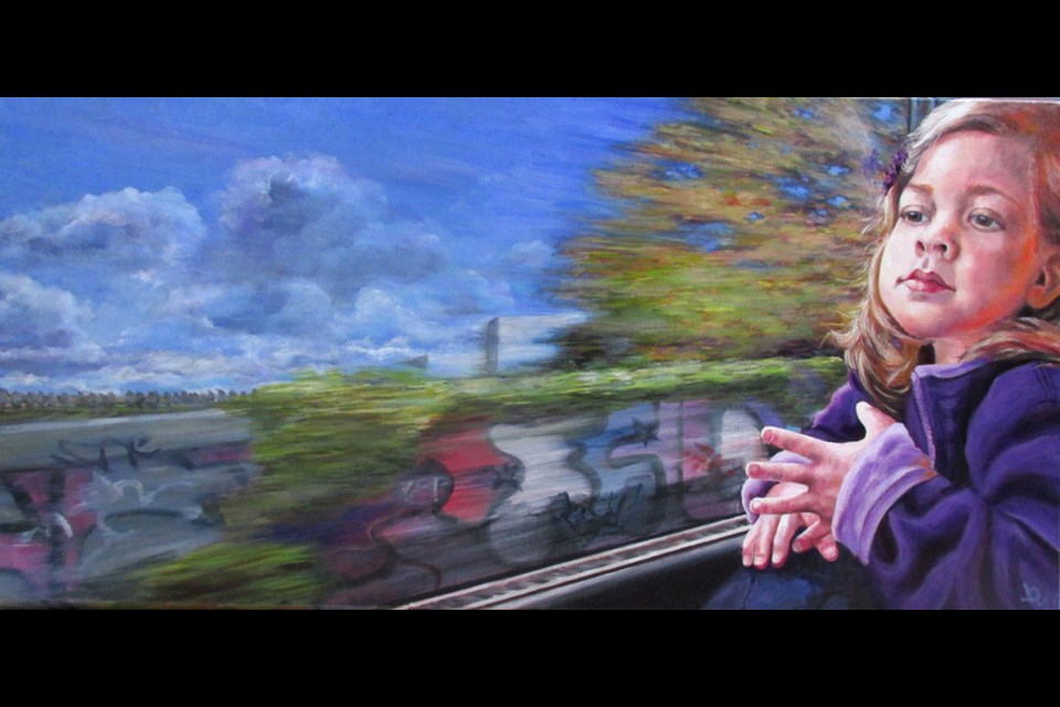 Joy Hanser's Passing Through is featured in the new Urban Rambles exhibition, coming up at Deer Lake Gallery.