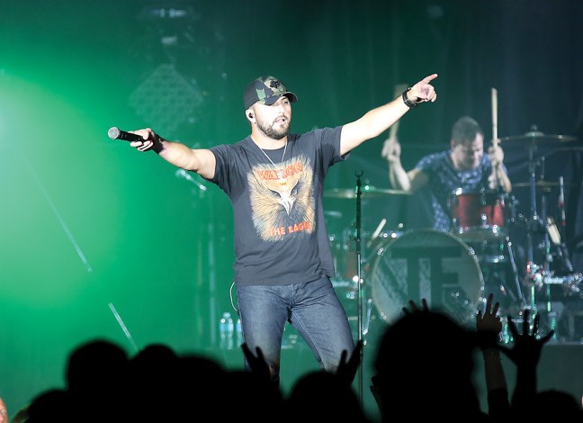 Tyler Farr was one of the opening acts for Jason Aldean on Wednesday as Aldean brought his 2015 Burn It Down Tour to Prince George and about 4800 fans were treated to the country sounds that filled CN Centre.