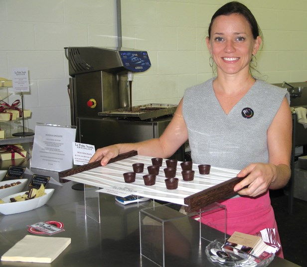Amber Stoby at La Petite Souris (No.38) offers a little handmade chocolate energy.