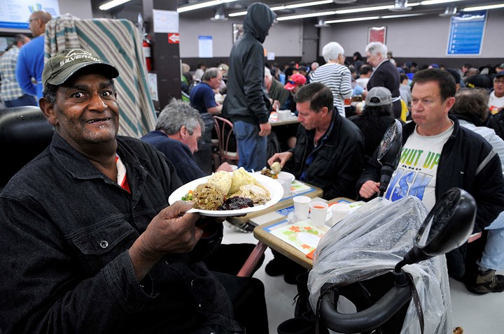 Al Dimsdale has been coming to UGM for two-and-a-half years and says it's the finest food there is.