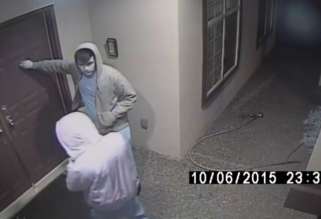 Do you know this man? Police believe the pair were about to commit a home invasion.