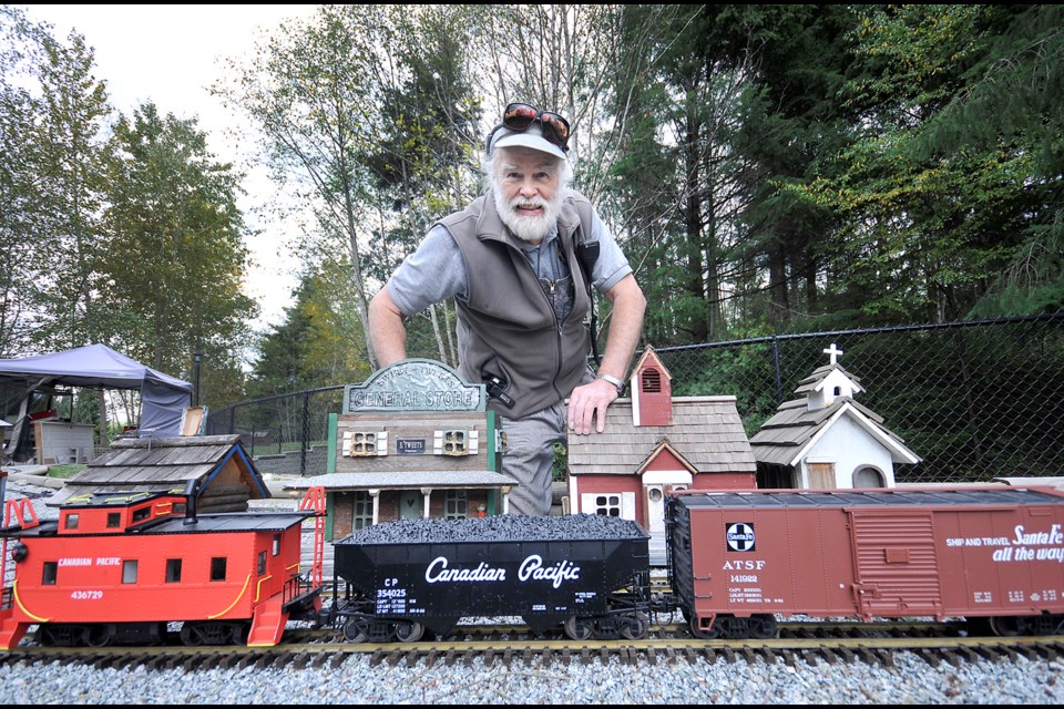 Dick Sutcliffe is the Garden Railway coordinator for the miniature railroad at Confederation Park.