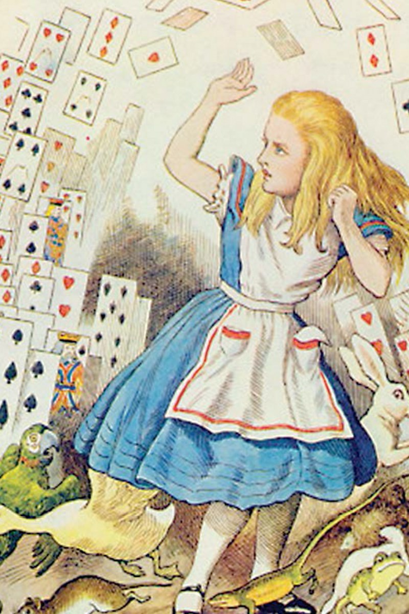 little moose alice in wonderland