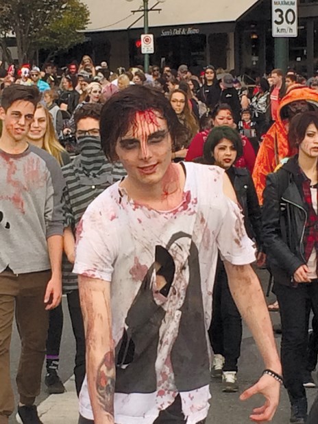 More than 2,500 walking dead took to the streets on Oct. 17 as part of Victoria Zombie Walk 2015.