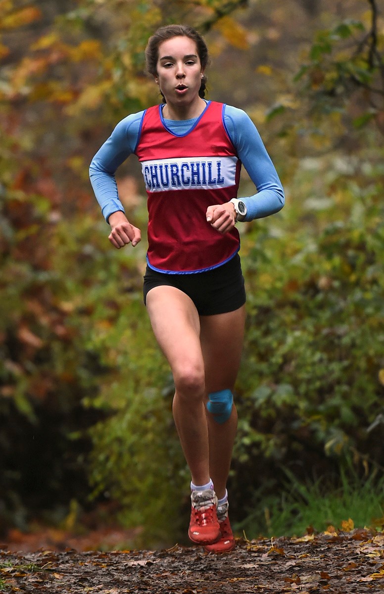 cross-country running churchill