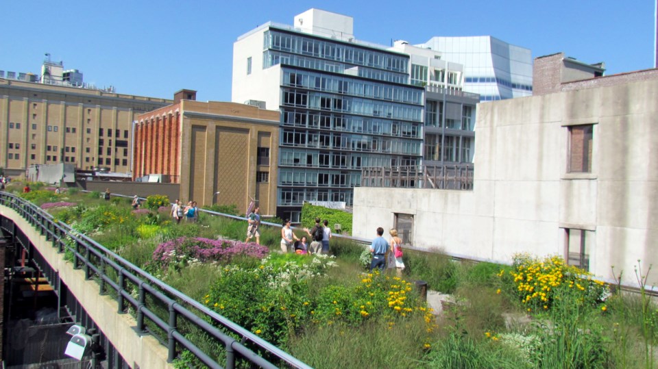 New York's Highline Park. Photo Wikimedia Commons.