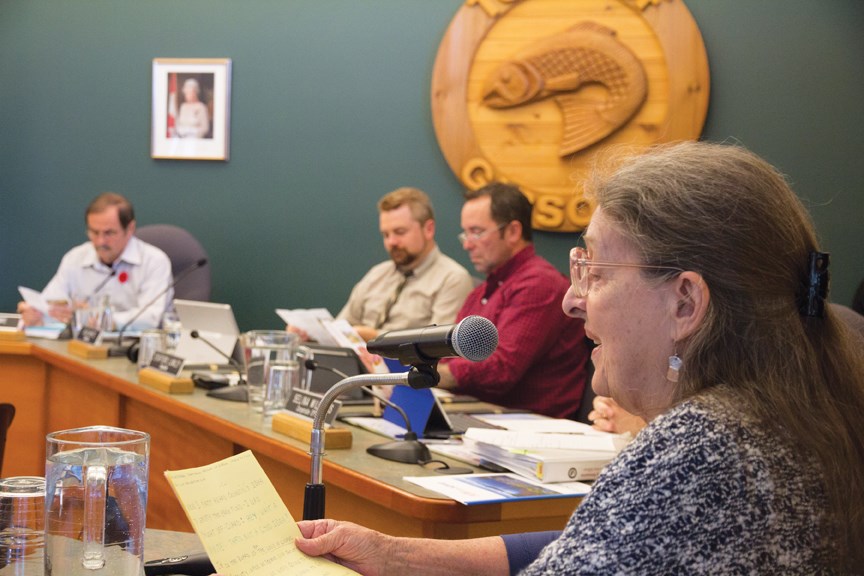 For the Love of Gospel Rock member Donna Thomas requested that council use some of the parks acquisition funds for the purchase of Gospel Rock. Council determined through discussion that the Gibsons Public Market had a more pressing need for funding.