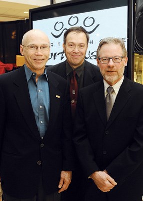 Awards chairman Larry Wilson, Rob Berridge and event MC