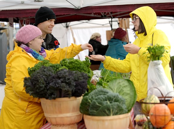 Royal City Farmers Market kicked off its winter season at a brand new location on Belmont Street on Nov. 7.