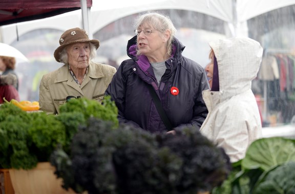 Royal City Farmers Market kicked off its winter season at a brand new location on Belmont Street on Nov. 7.