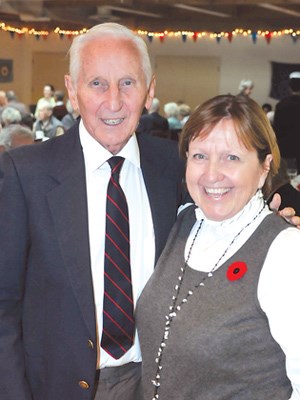 Event organizer Stan Ward and Joni Vajda, outreach co-ordinator West Vancouver Seniors' Activity Centre