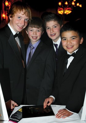 Andrew Philps, Jake Christiansen, Carter Armstrong and Zachary Yamaoka