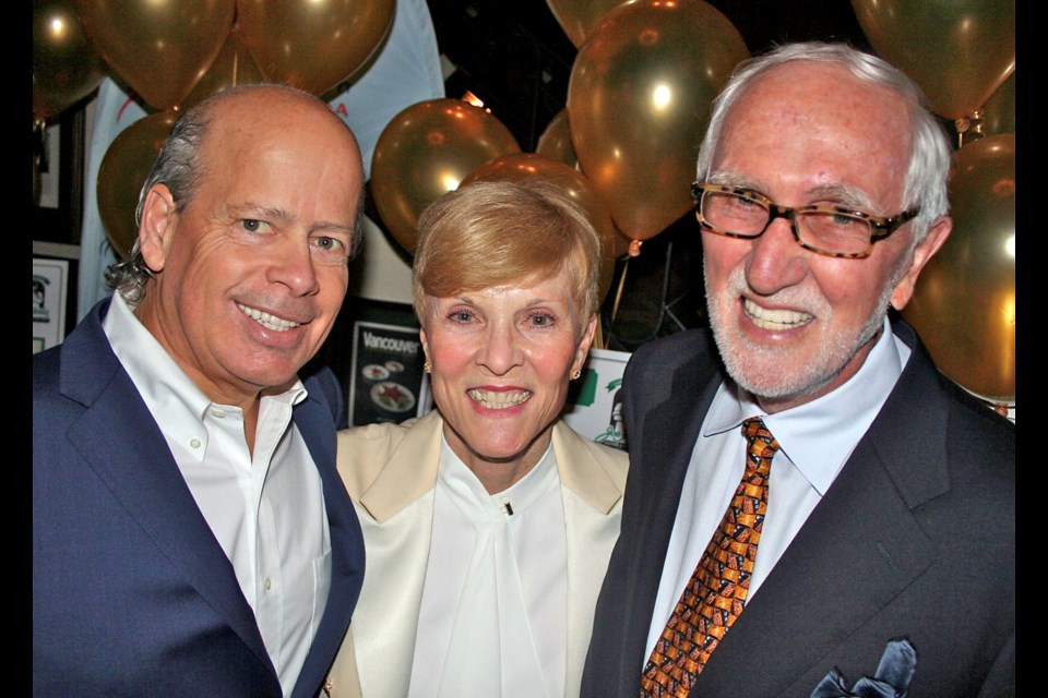 Joe Fortes’ current and past owners David Aisenstat and Bud and Dotty Kanke celebrated the iconic restaurant’s 30th anniversary by throwing a huge party and fundraiser in support of Vancouver Firefighter’s snacks for kids program.