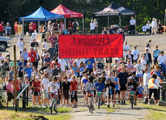 The annual Terry Fox run at Inter River Park.