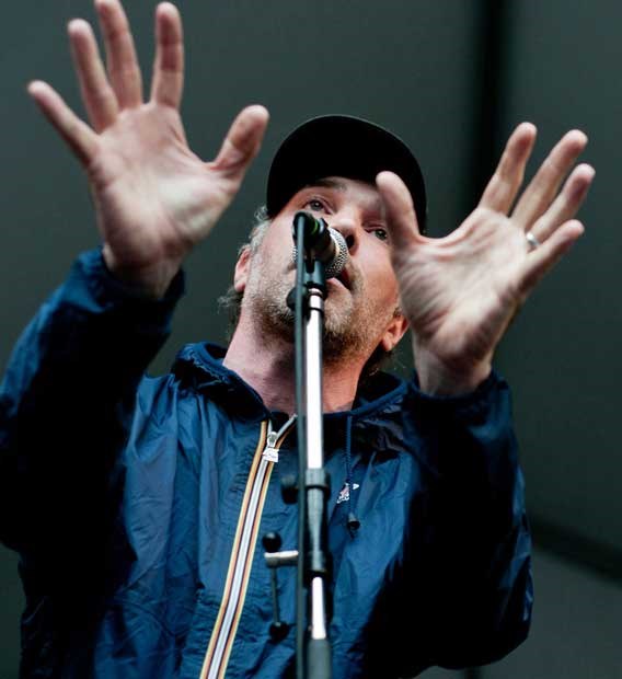 Buck 65 takes the stage at the 34th annual Vancouver Folk Music Festival Saturday