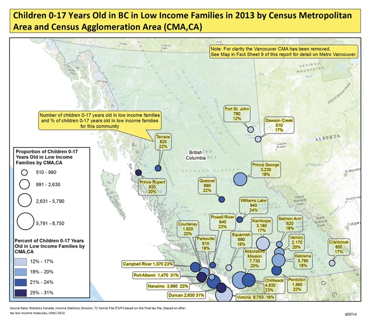 Child poverty map