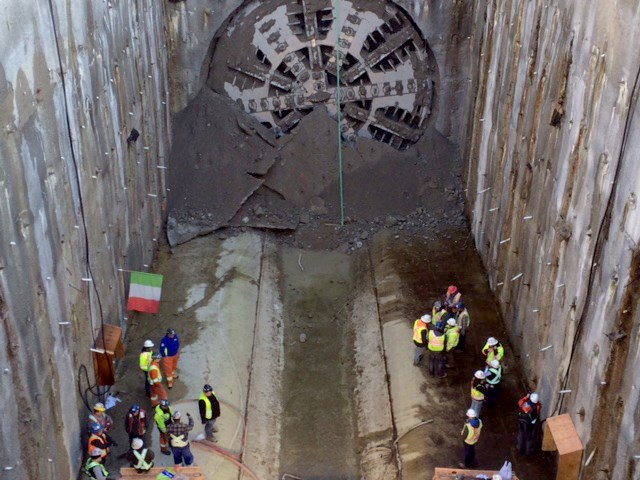 Evergreen Line tunnel