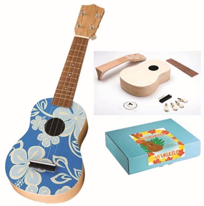 DIY ukulele kit.