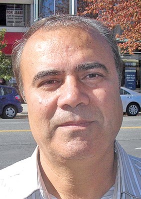 Mahmoud Azizi, North Vancouver: "I believe Obama's going to win because of his campaign."