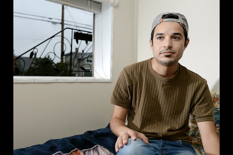 Mohammed Alsaleh came to Canada as a refugee from Syria. He now lives in New Westminster, and he's hoping his mother and siblings can come to Canada as well.