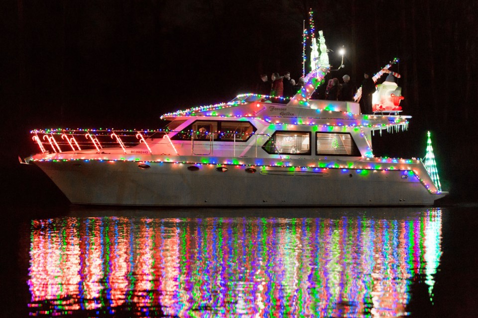 Another Christmas tradition returned to Ladner over the weekend with the annual carol ships event. The decorated boats sailed into Ladner Harbour Friday and Saturday nights while the Ladner Gospel Assembly choir entertained spectators with Christmas carols.