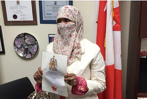 Canadian tolerance niqab