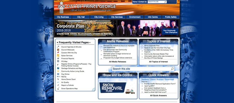 city of prince george website