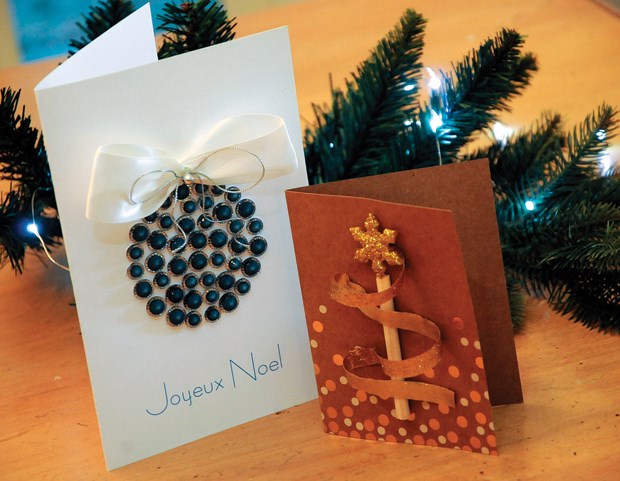 Crafting cards that sparkle
