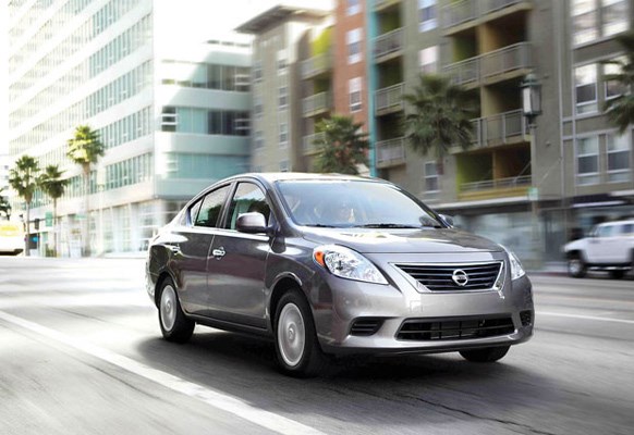 The Nissan Versa sedan in one of the most affordable mainstream cars on the market, offering a spacious interior and easy to use controls. It is available at Regency Nissan in the Northshore Auto Mall.