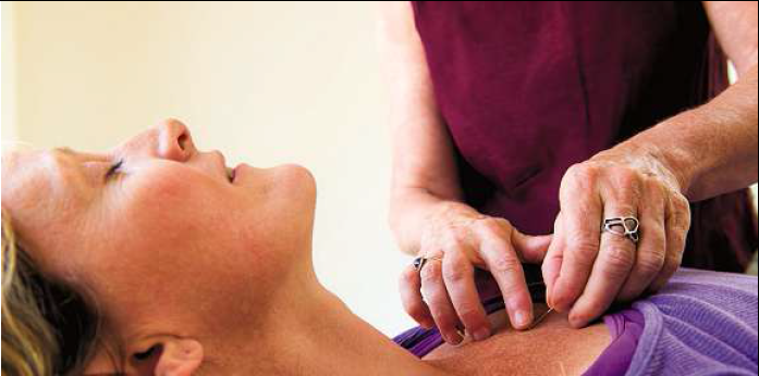 During acupuncture treatment, the patient is made to feel comfortable and relaxed while specific points on the body are stimulated for a specifically targeted effect. The needles are ultra-fine. photo Bemoved Media