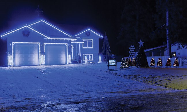 A Christmas light display at 1818 Sommerville Road, one of many such displays located all over the city. This display is unique because the lights are synced up to music that plays over your vehicle's stereo, for an audio and visual Christmas experience for the whole family. Citizen Photo by James Doyle December 12, 2015