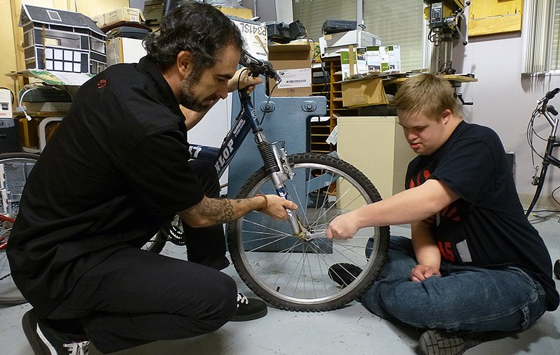 Riverside bike repair