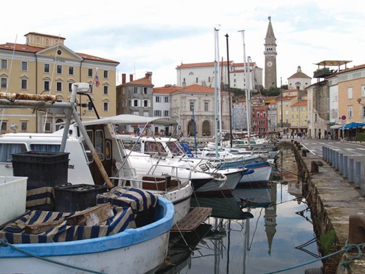 Piran fishing harbour