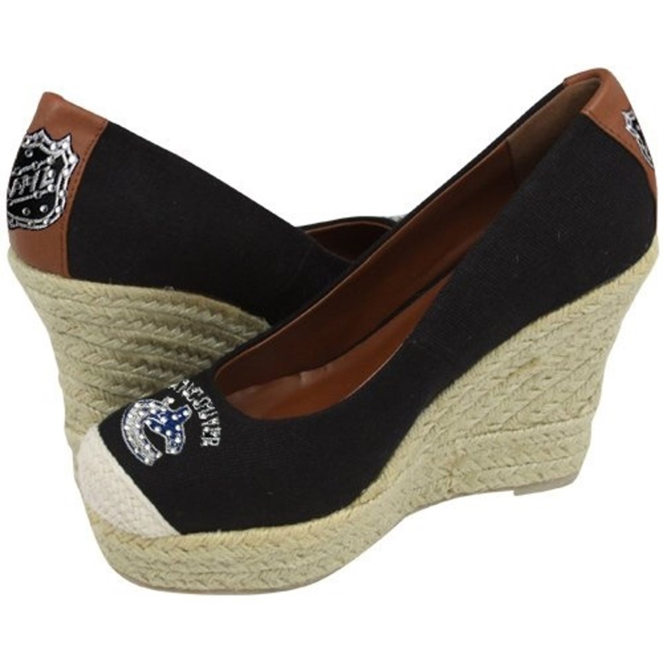 Canucks Wedge Sandals