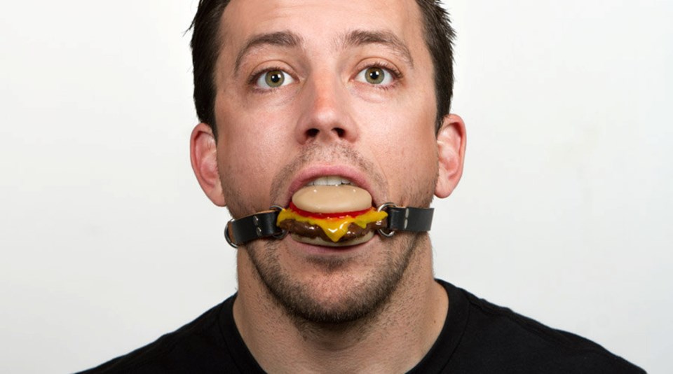 Cheeseburger Ball Gag