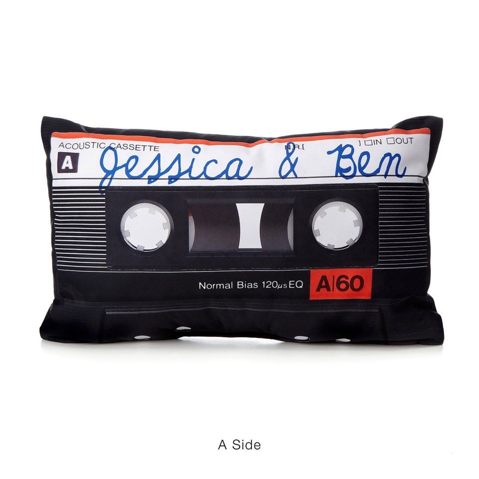 Personalized Mixtape Pillow