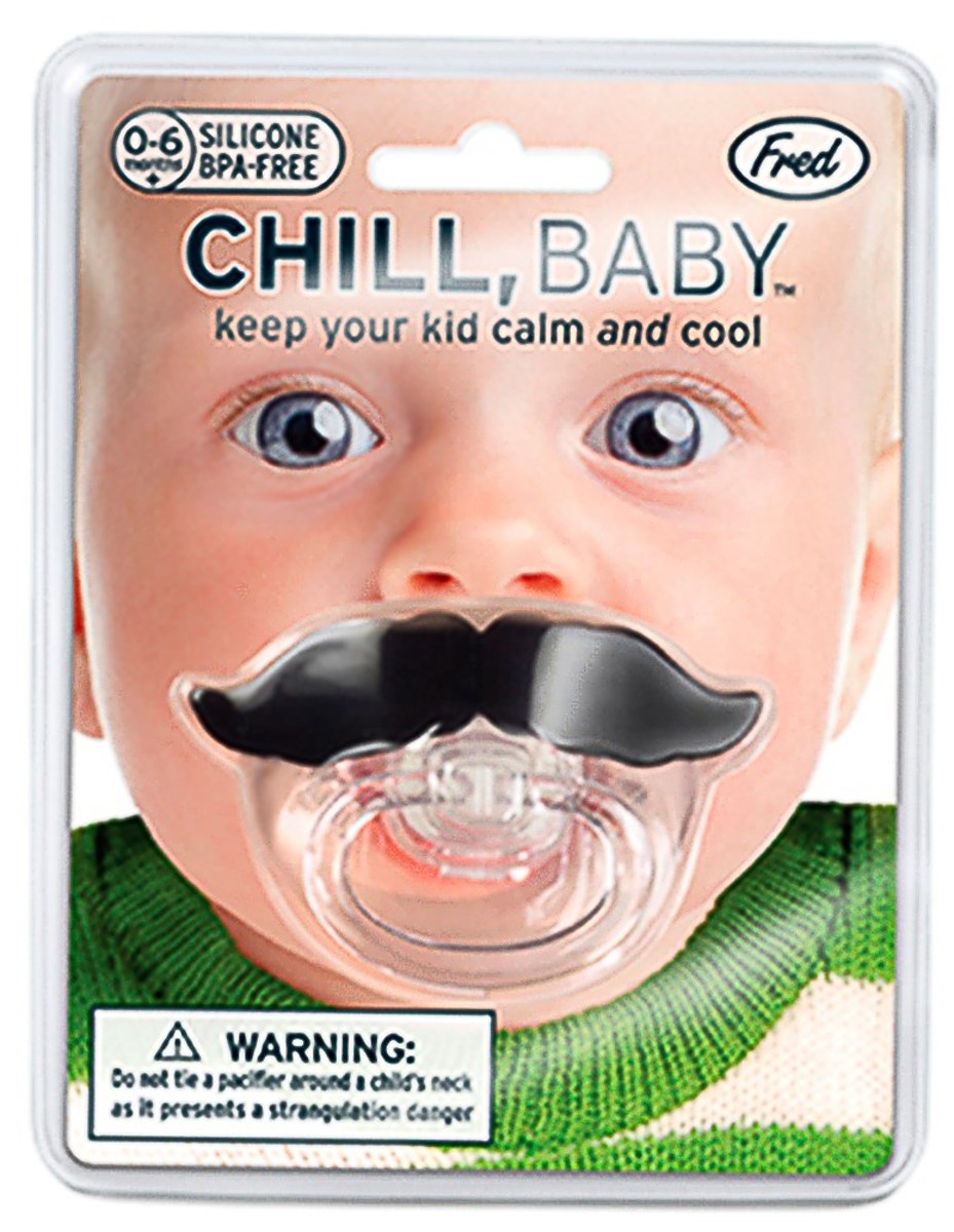 Chill, Baby Moustache Pacifier