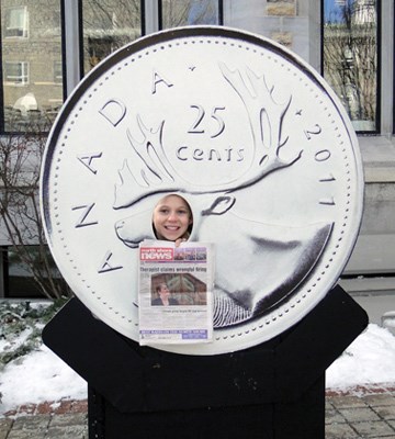 Kristen Schulz takes the North Shore News to the Royal Canadian Mint while visiting Ottawa.