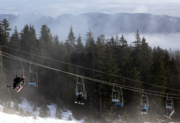 Day on the slopes of Seymour Mountain.