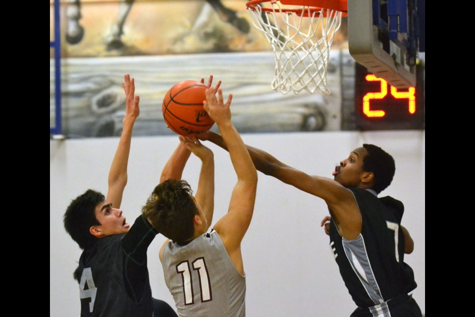 Richmond Colts slipped past the Cambie Crusaders last week in the Richmond Senior Boys Basketball League opener for both teams.