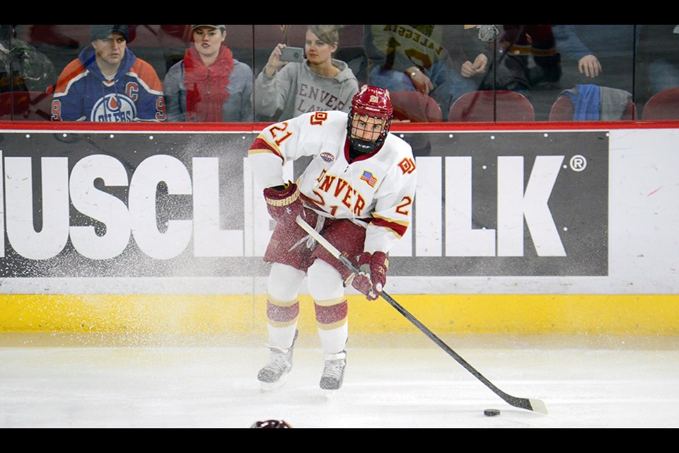 As a fourth-year veteran, Burnaby's Joey LaLeggia wrapped up his collegiate career at Denver University before signing a pro contract with the Edmonton Oilers.