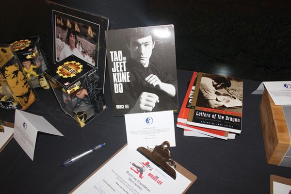 A silent auction was held at the screening to help support the Bruce Lee Foundation. Proceeds from the auction will go towards the construction of a Bruce Lee museum in Seattle.